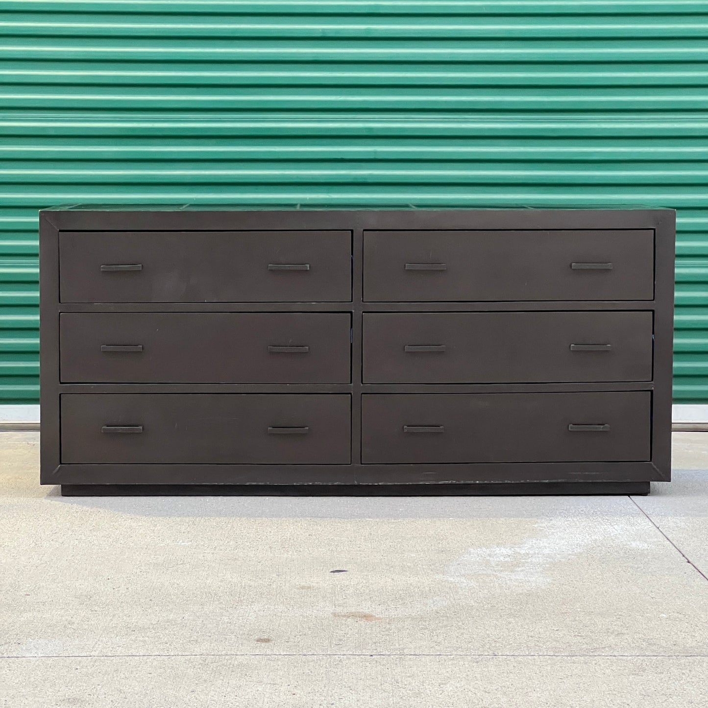 $1,500 Delivered LA/OC | RH Restoration Hardware La Salle 6 Drawer Metal Wrapped Dresser