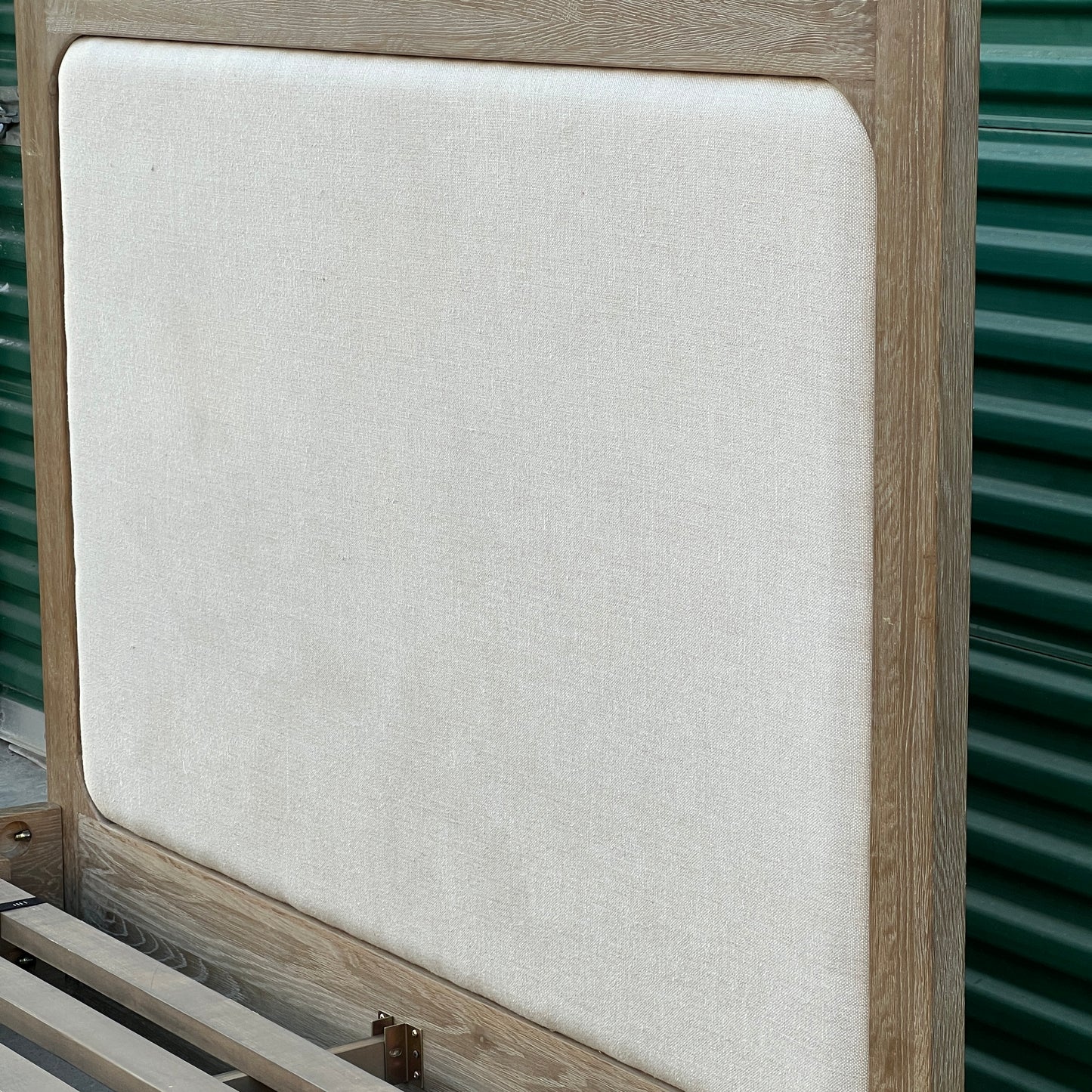 $1500 Delivered LA/OC | RH Restoration Hardware Fabric Panel Queen Bed Frame