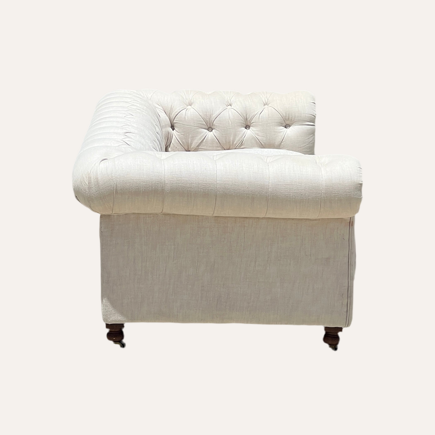 Restoration Hardware Kensington Sofa – 9ft Luxe Depth in Natural Linen