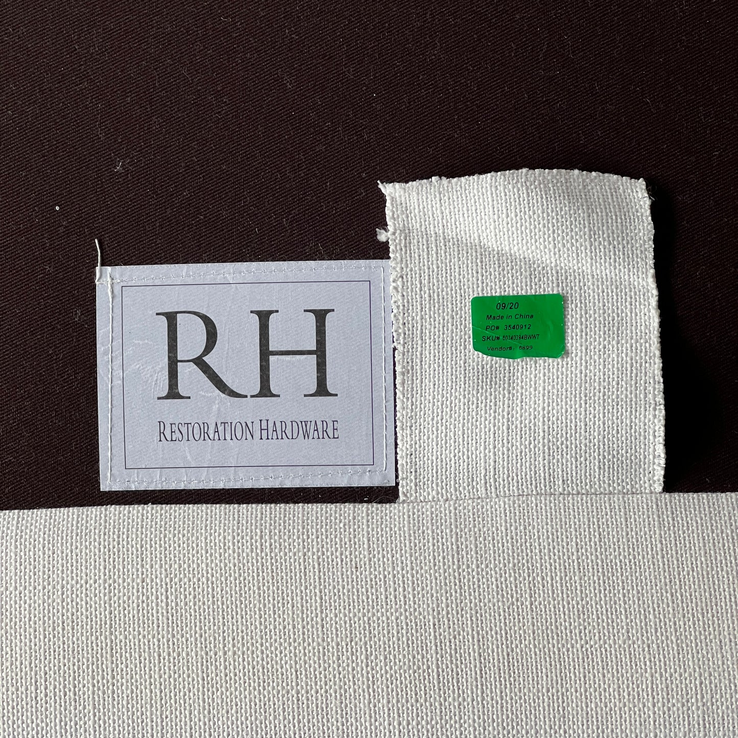 RH Restoration Hardware Track Arm Belgian Bench-Cushion 8’ Classic Sofa | Costa Mesa