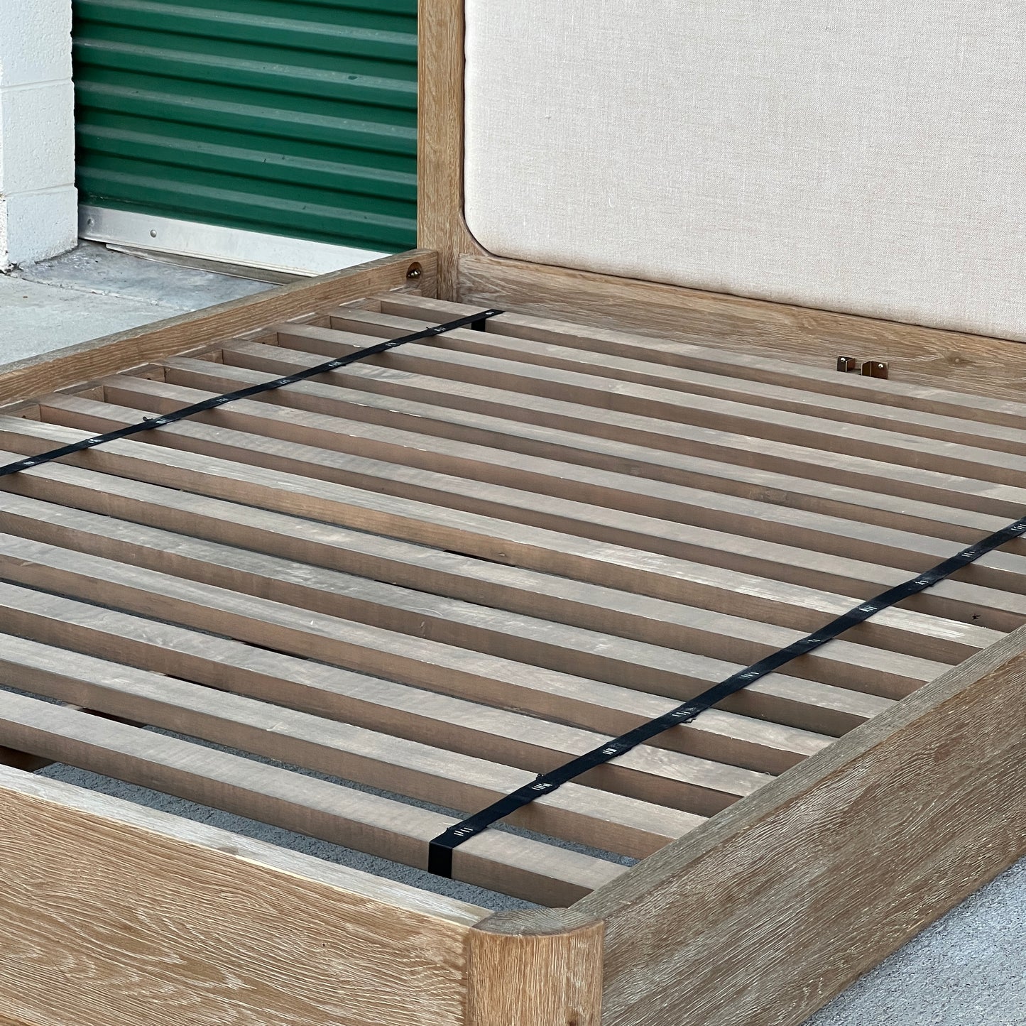 $1500 Delivered LA/OC | RH Restoration Hardware Fabric Panel Queen Bed Frame