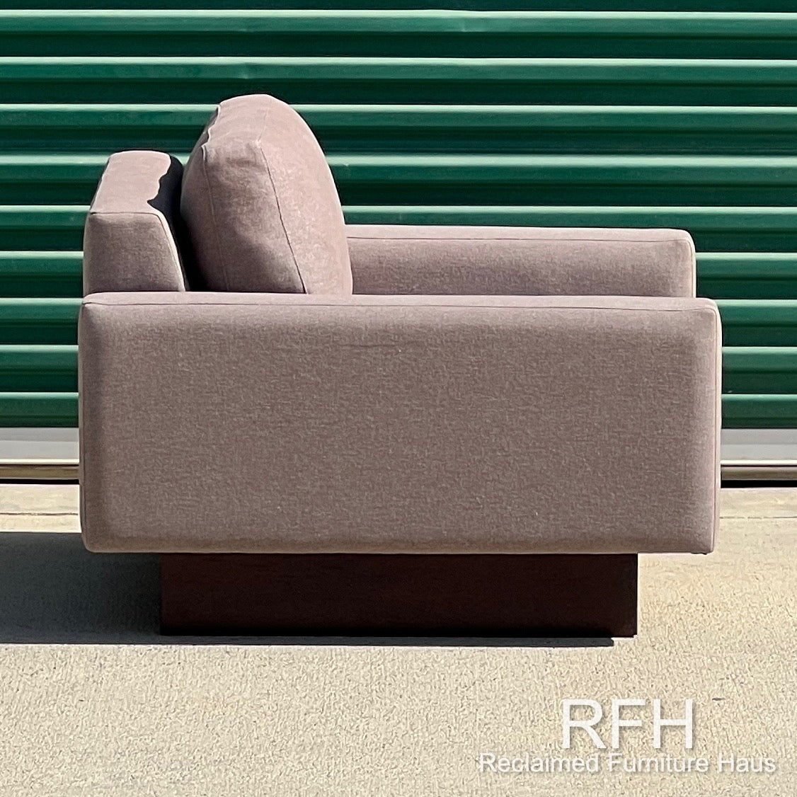 Room & Board Hess Brown Fabric Armchair | Free Delivery OC/LA County