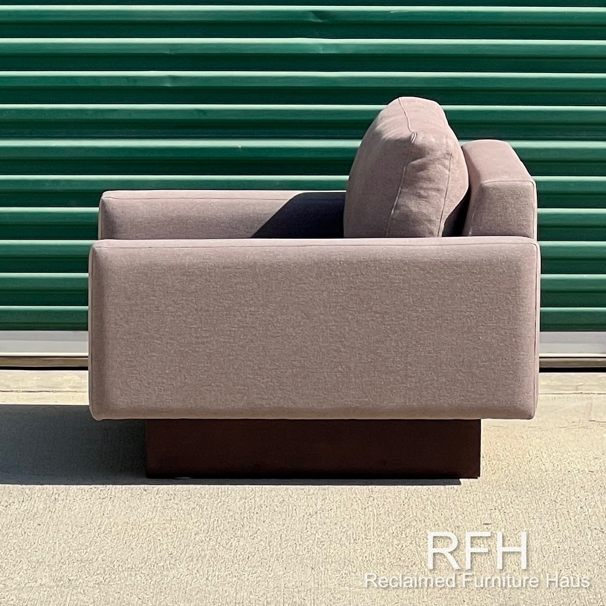 Room & Board Hess Brown Fabric Armchair | Free Delivery OC/LA County
