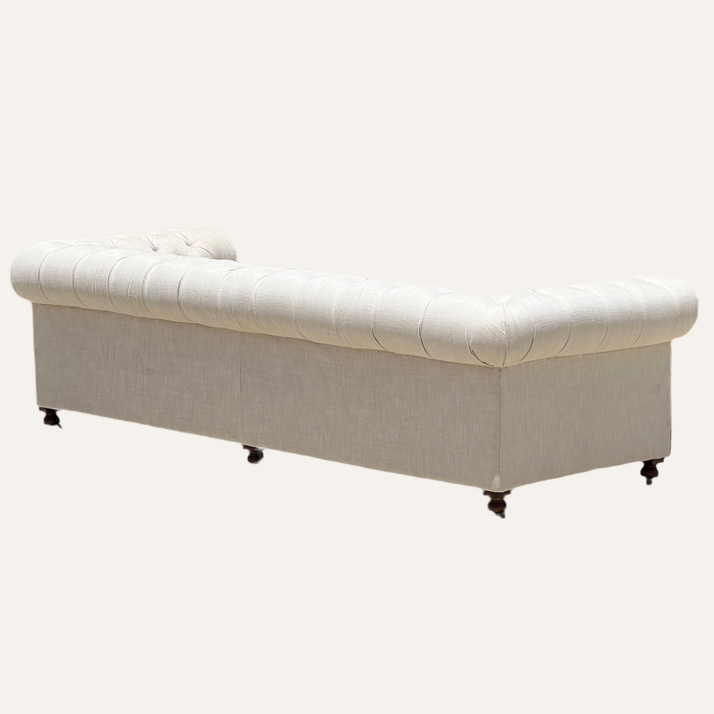 Restoration Hardware Kensington Sofa – 9ft Luxe Depth in Natural Linen