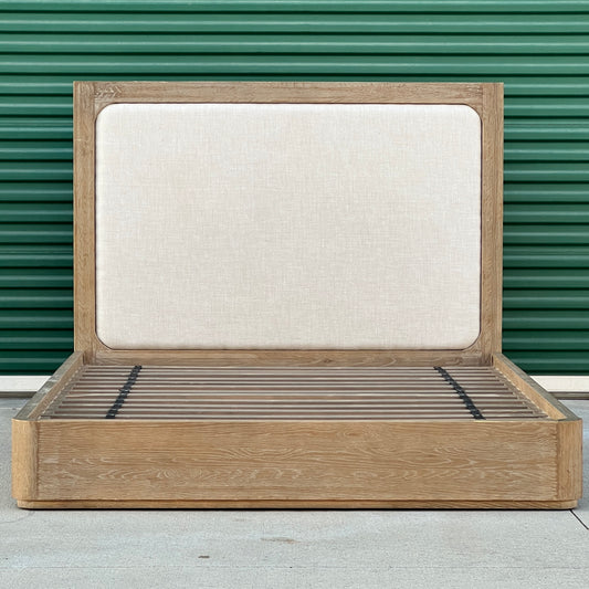 $1500 Delivered LA/OC | RH Restoration Hardware Fabric Panel Queen Bed Frame