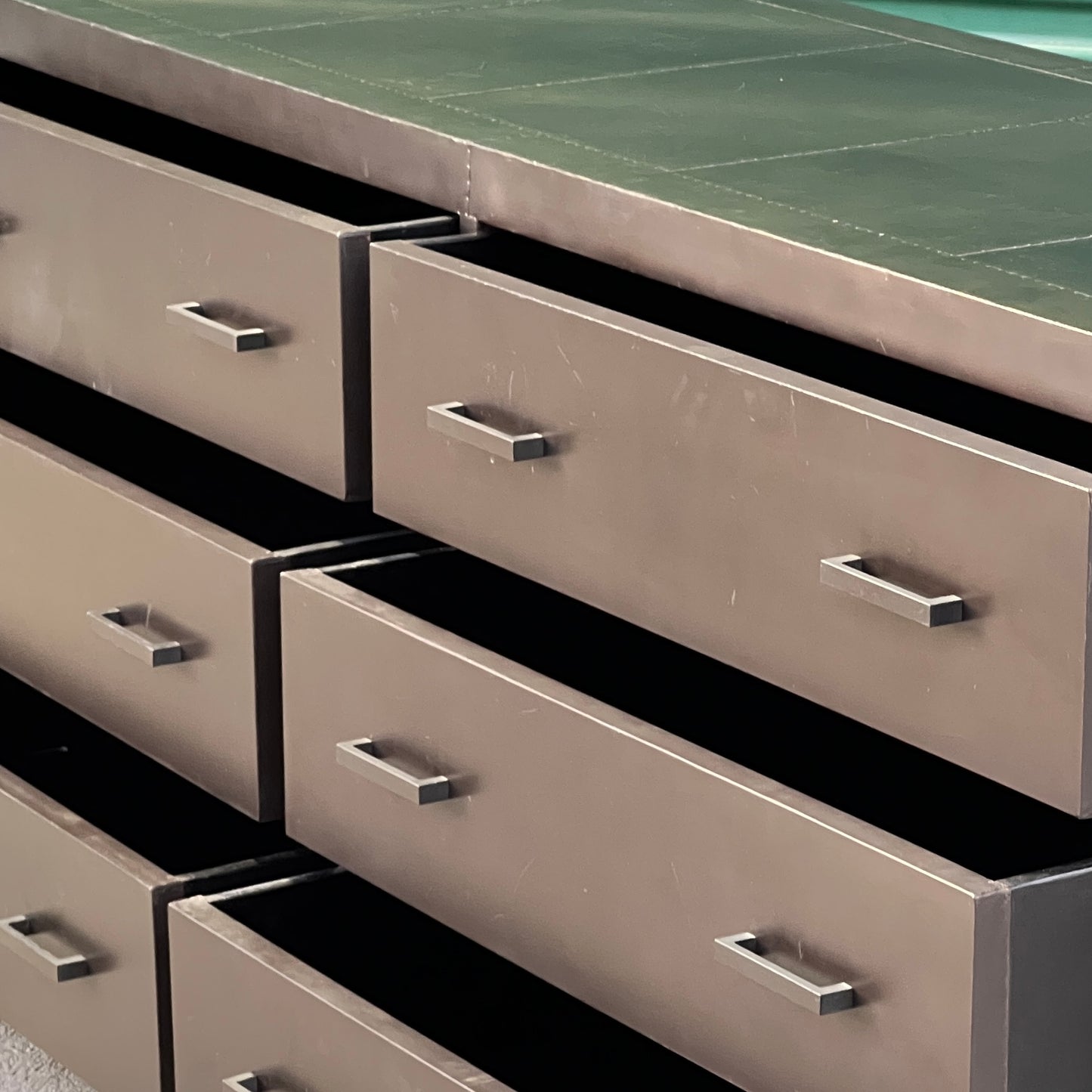 $1,500 Delivered LA/OC | RH Restoration Hardware La Salle 6 Drawer Metal Wrapped Dresser