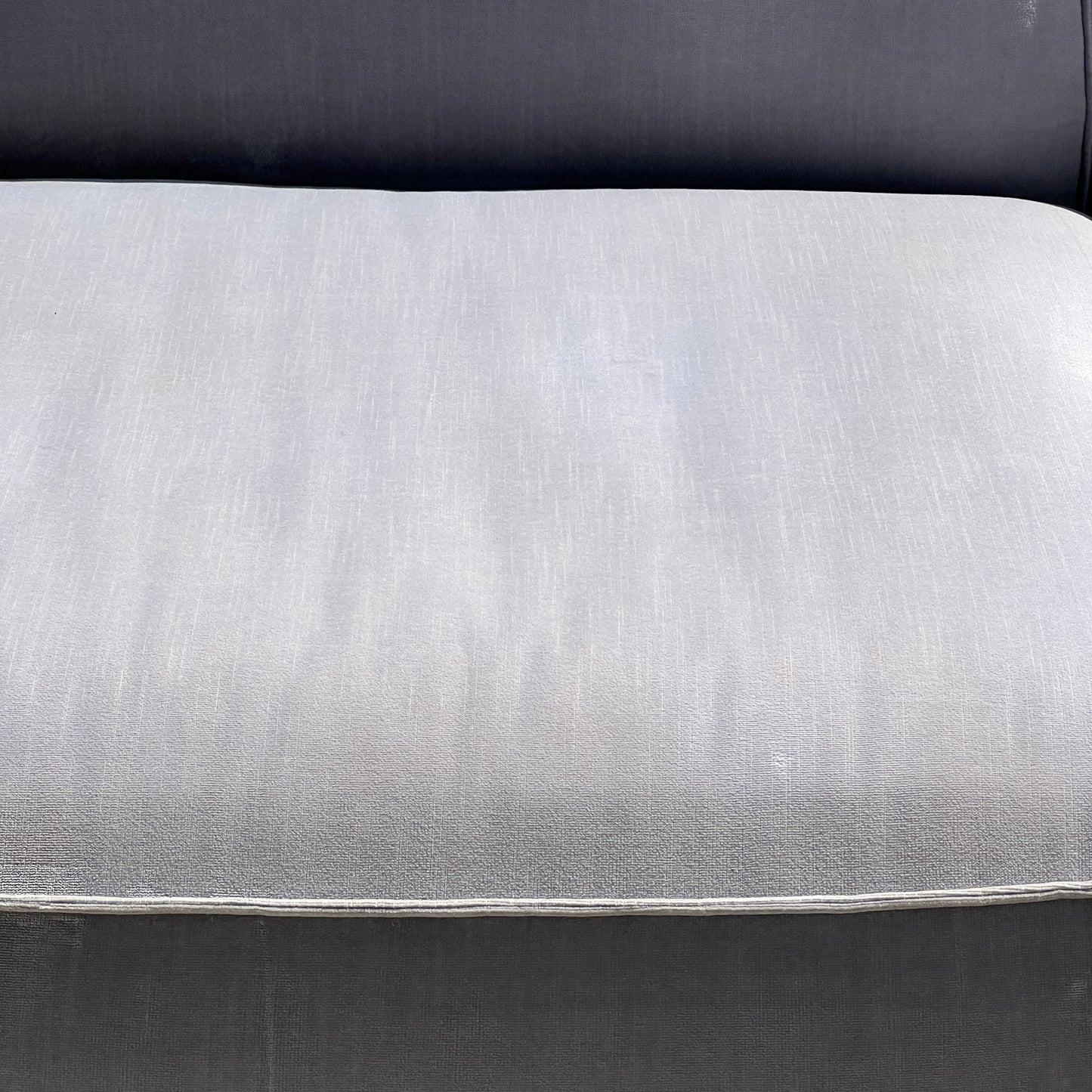 RH Restoration Hardware Como 5 Piece Sectional 100% Linen Velvet Light Gray | Used Condition