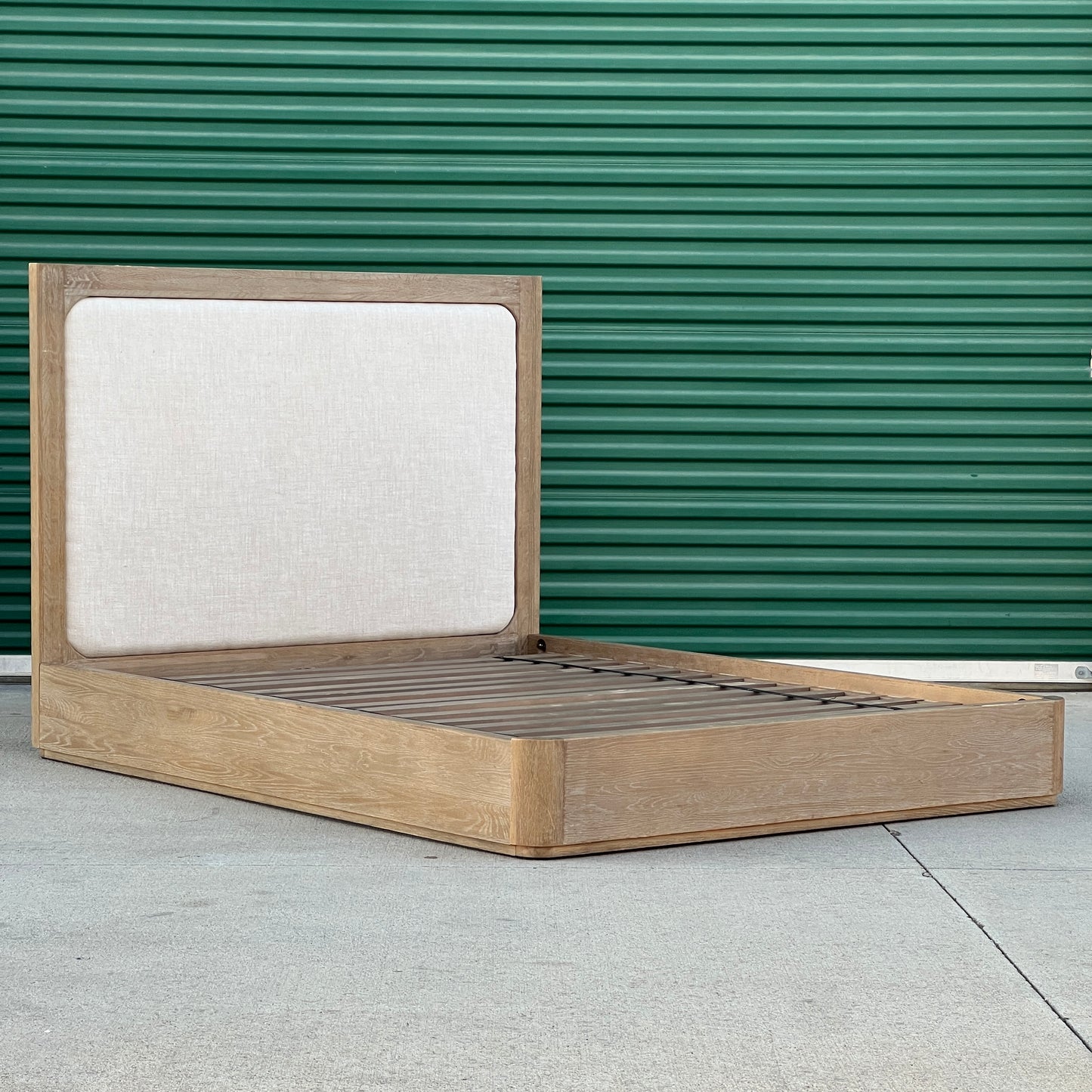 $1500 Delivered LA/OC | RH Restoration Hardware Fabric Panel Queen Bed Frame