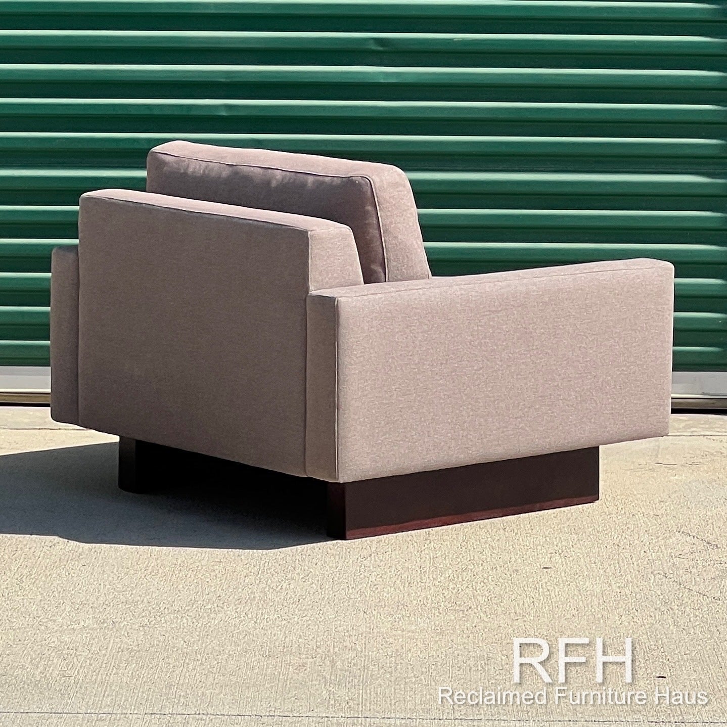 Room & Board Hess Brown Fabric Armchair | Free Delivery OC/LA County