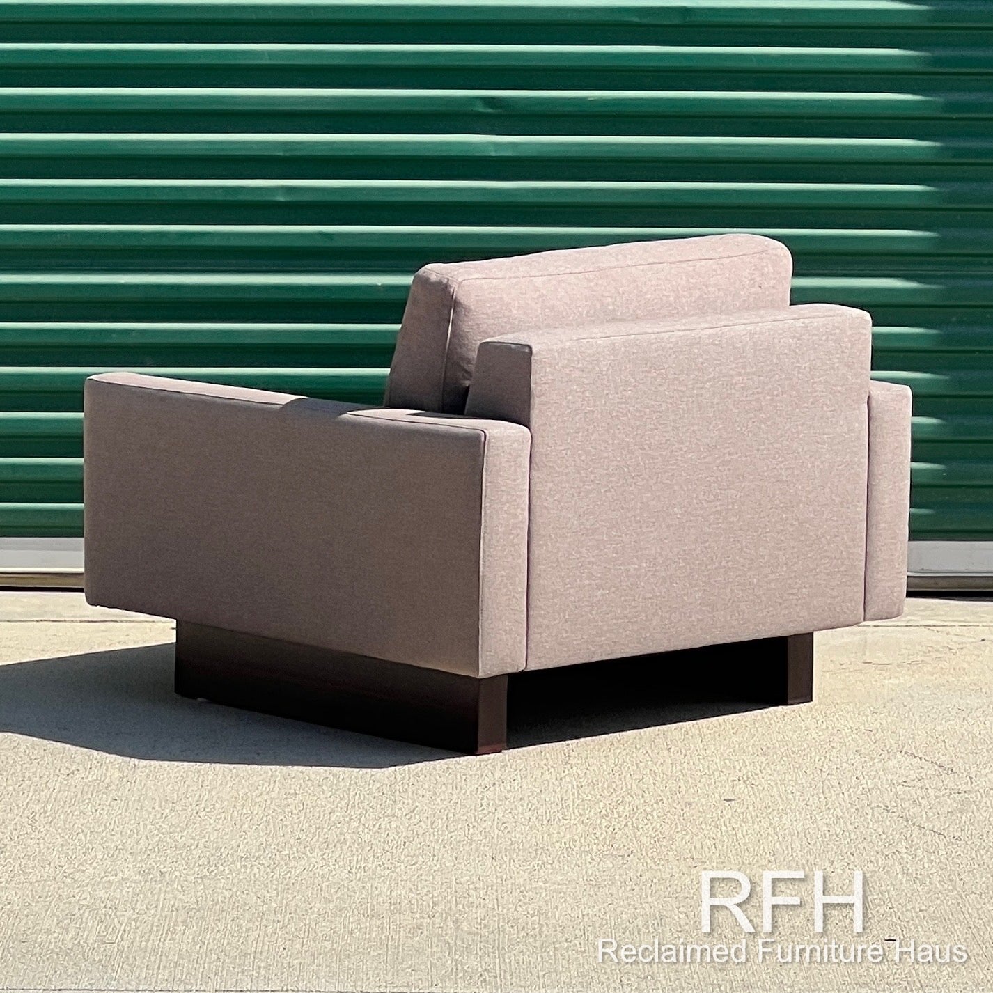 Room & Board Hess Brown Fabric Armchair | Free Delivery OC/LA County