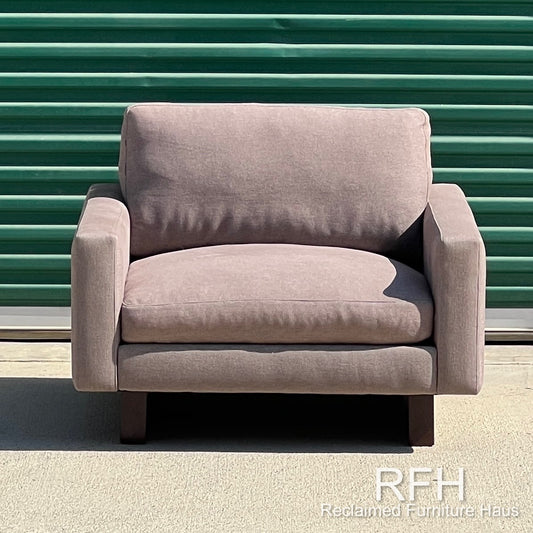 Room & Board Hess Brown Fabric Armchair | Free Delivery OC/LA County